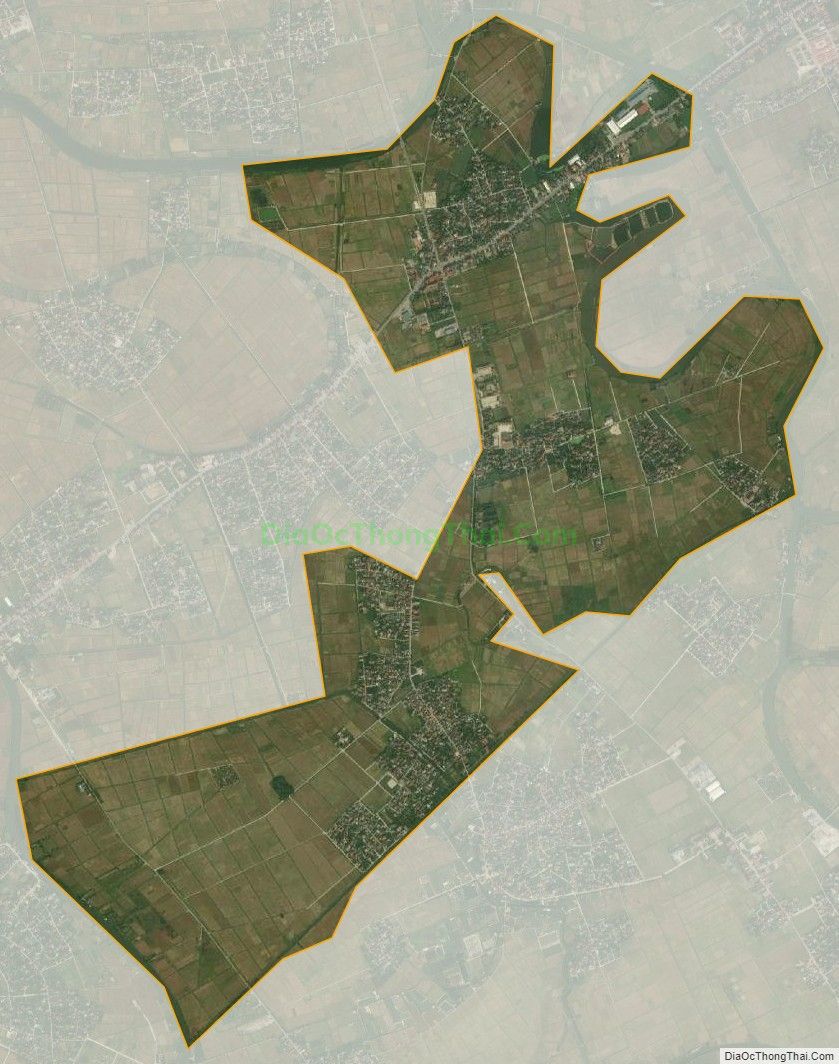 Bản đồ vệ tinh xã An Vũ, huyện Quỳnh Phụ