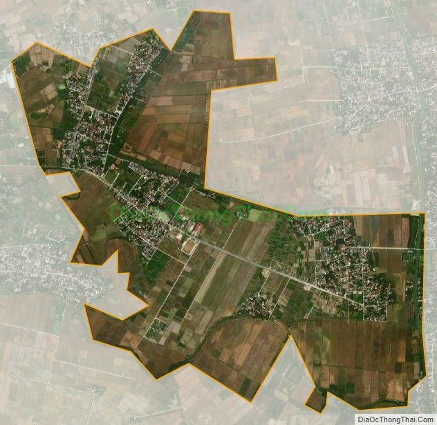 Bản đồ vệ tinh xã Quỳnh Bảo, huyện Quỳnh Phụ
