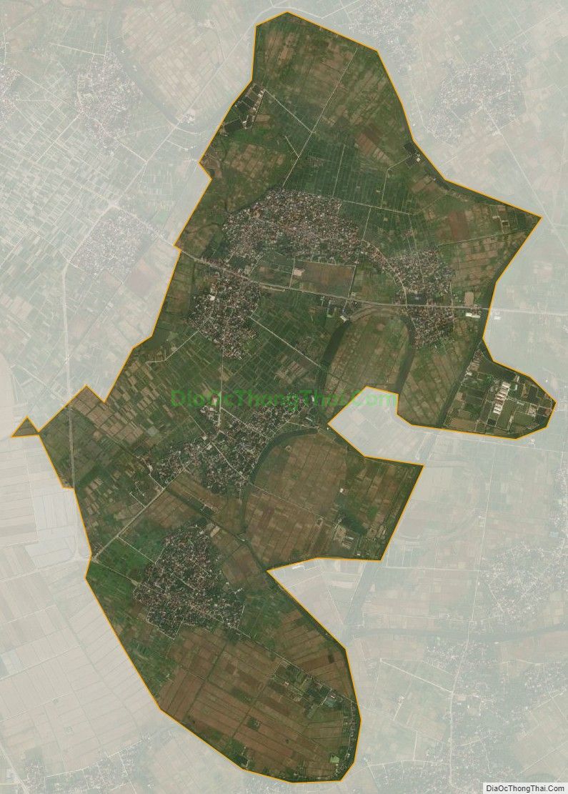 Bản đồ vệ tinh xã Quỳnh Hội, huyện Quỳnh Phụ