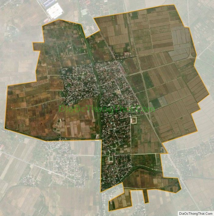 Bản đồ vệ tinh xã Quỳnh Hưng, huyện Quỳnh Phụ