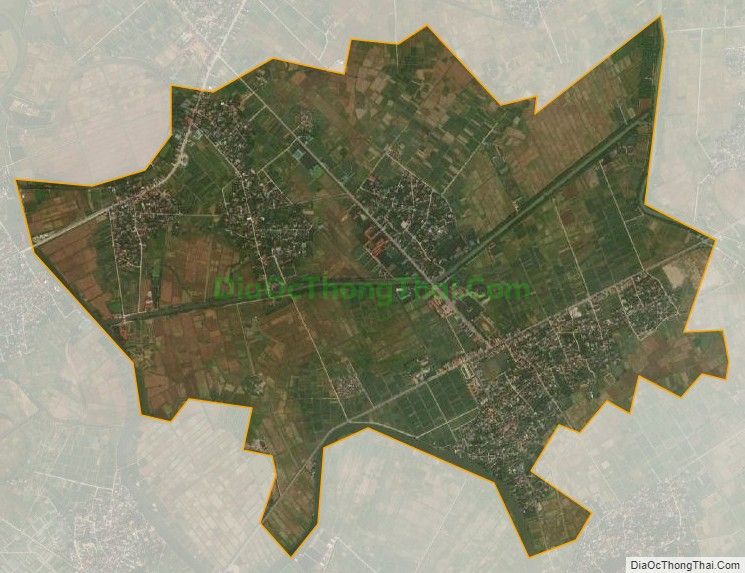 Bản đồ vệ tinh xã Quỳnh Minh, huyện Quỳnh Phụ