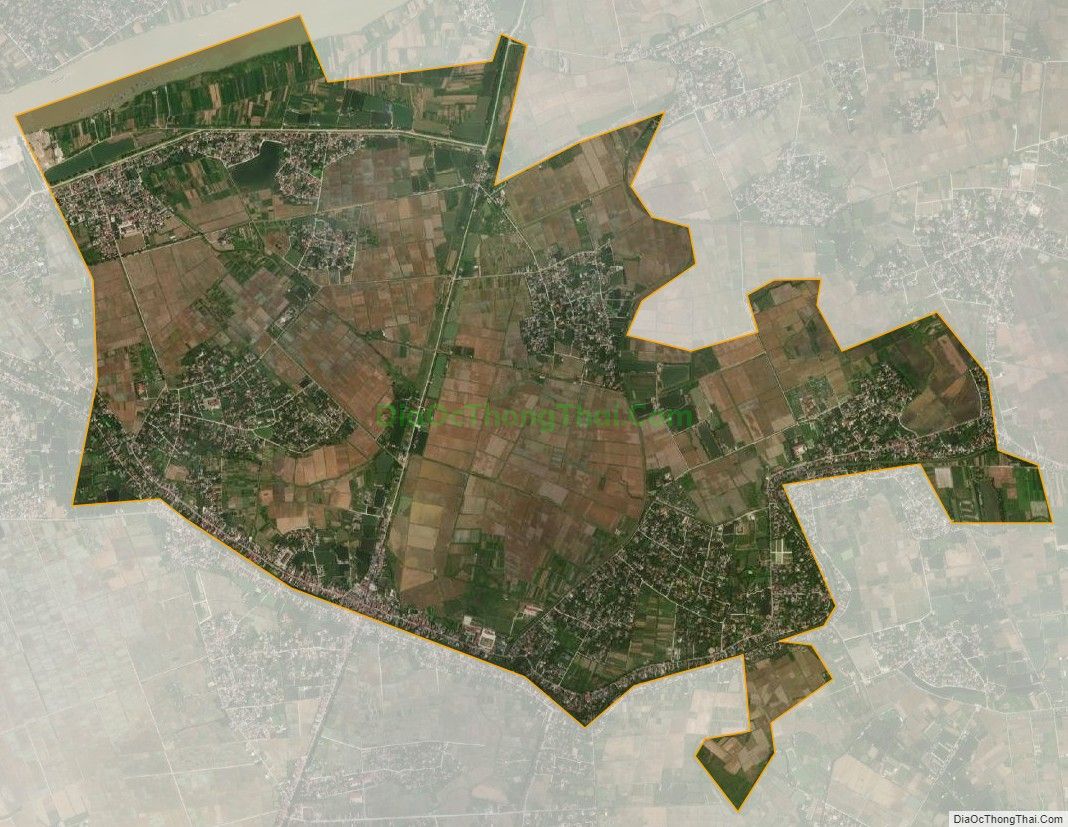 Bản đồ vệ tinh xã Quỳnh Ngọc, huyện Quỳnh Phụ