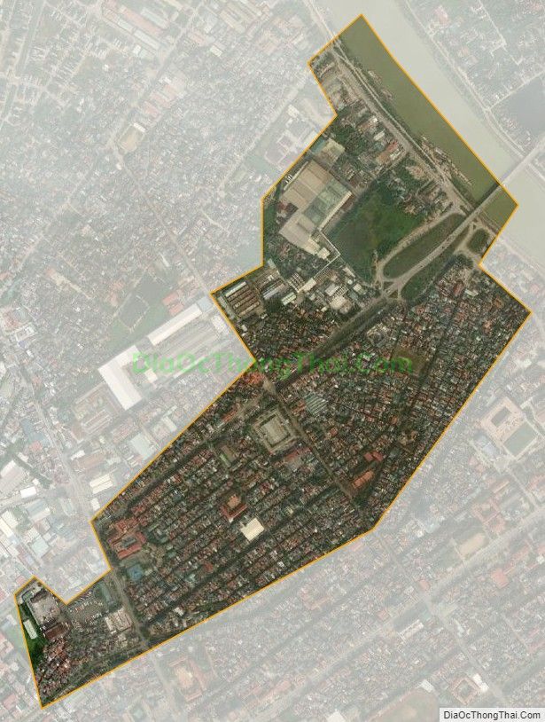 Bản đồ vệ tinh phường Bồ Xuyên, thành phố Thái Bình