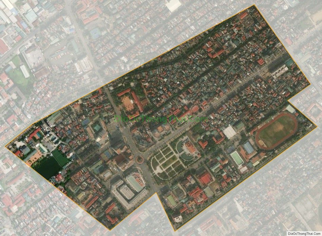 Bản đồ vệ tinh phường Đề Thám, thành phố Thái Bình