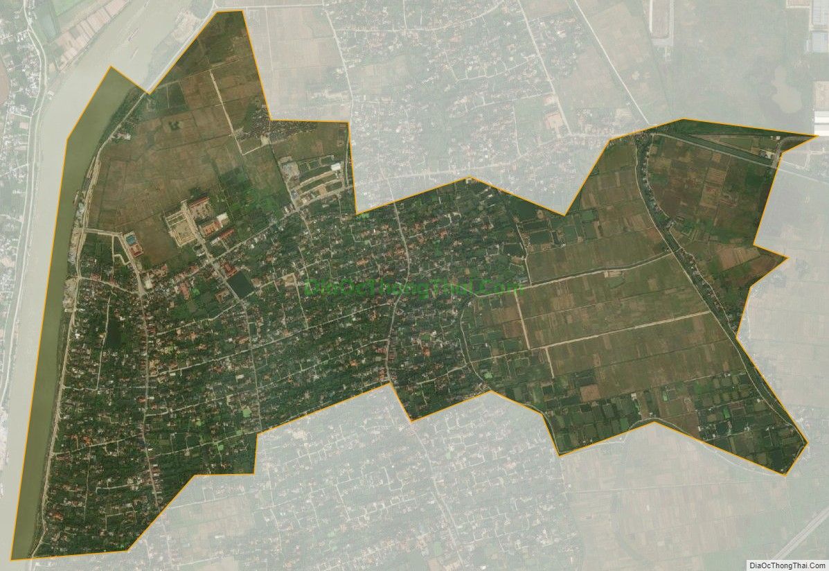 Bản đồ vệ tinh xã Đông Thọ, thành phố Thái Bình