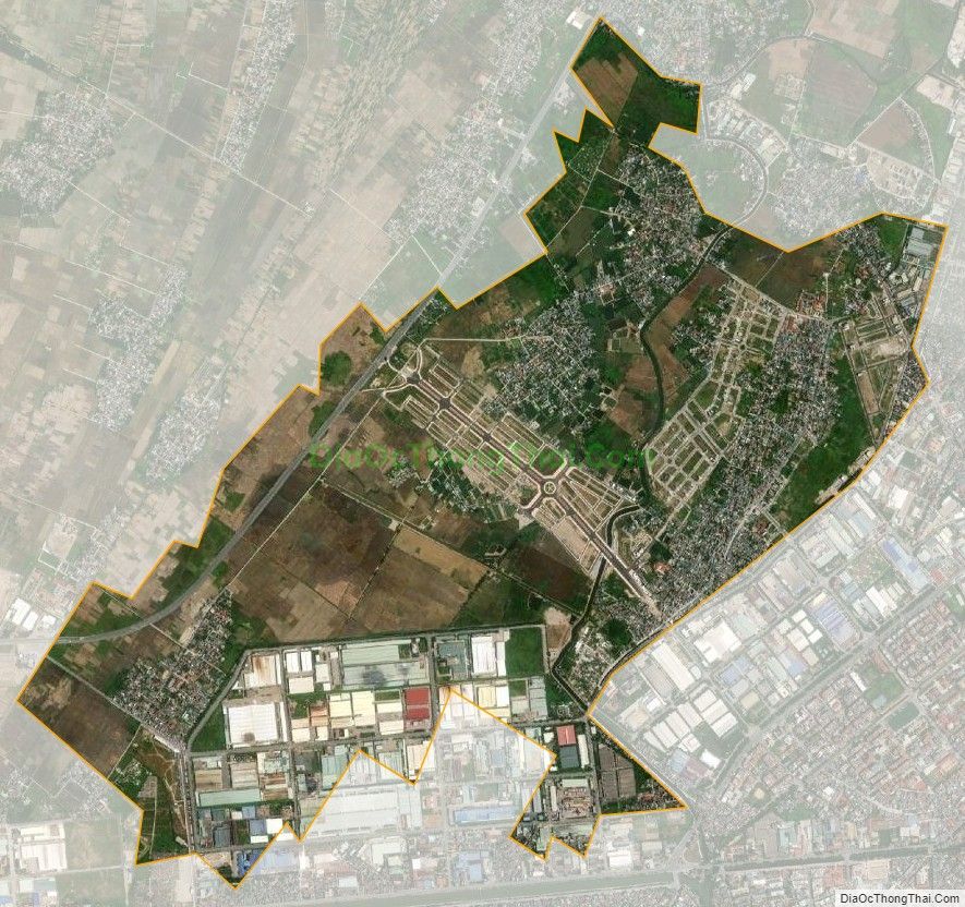 Bản đồ vệ tinh xã Phú Xuân, thành phố Thái Bình