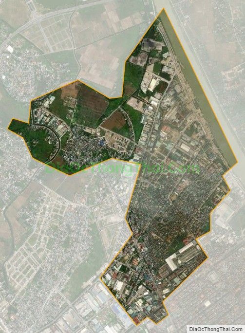 Bản đồ vệ tinh phường Tiền Phong, thành phố Thái Bình