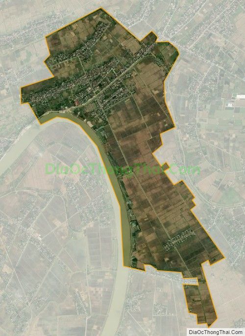 Bản đồ vệ tinh xã Thái Phúc, huyện Thái Thụy