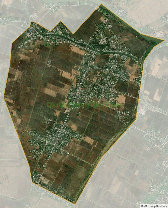 Bản đồ vệ tinh xã Bắc Hải, huyện Tiền Hải