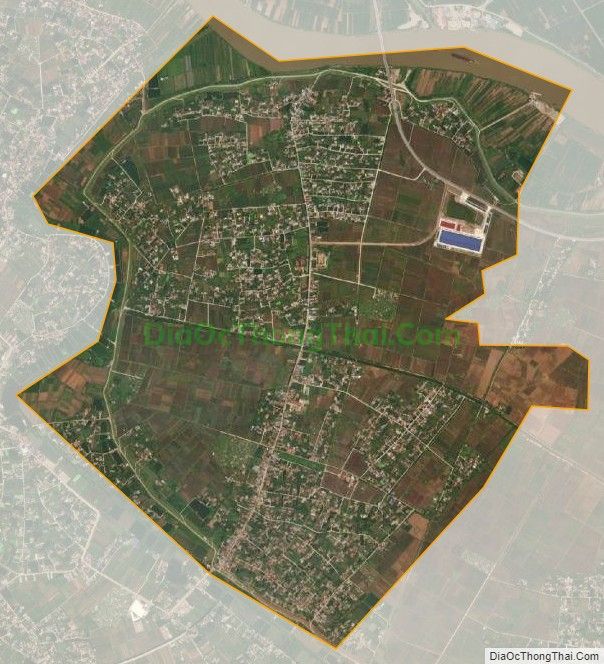 Bản đồ vệ tinh xã Đồng Thanh, huyện Vũ Thư