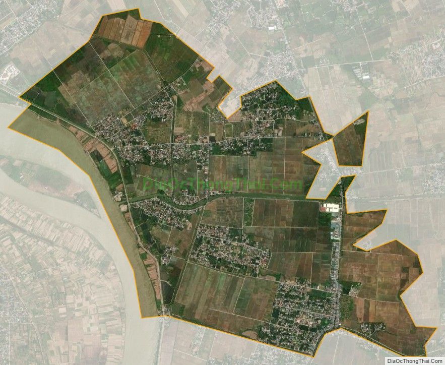 Bản đồ vệ tinh xã Nguyên Xá, huyện Vũ Thư