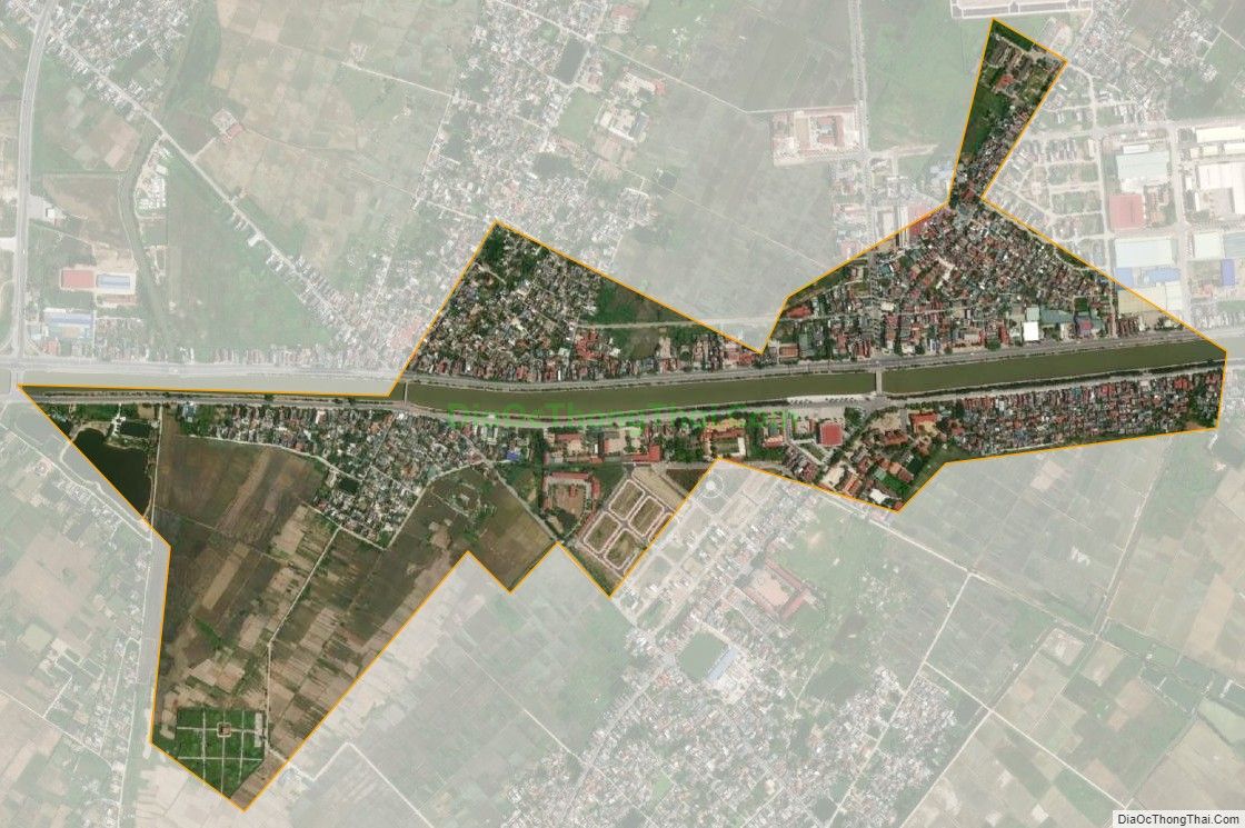 Bản đồ vệ tinh Thị trấn Vũ Thư, huyện Vũ Thư