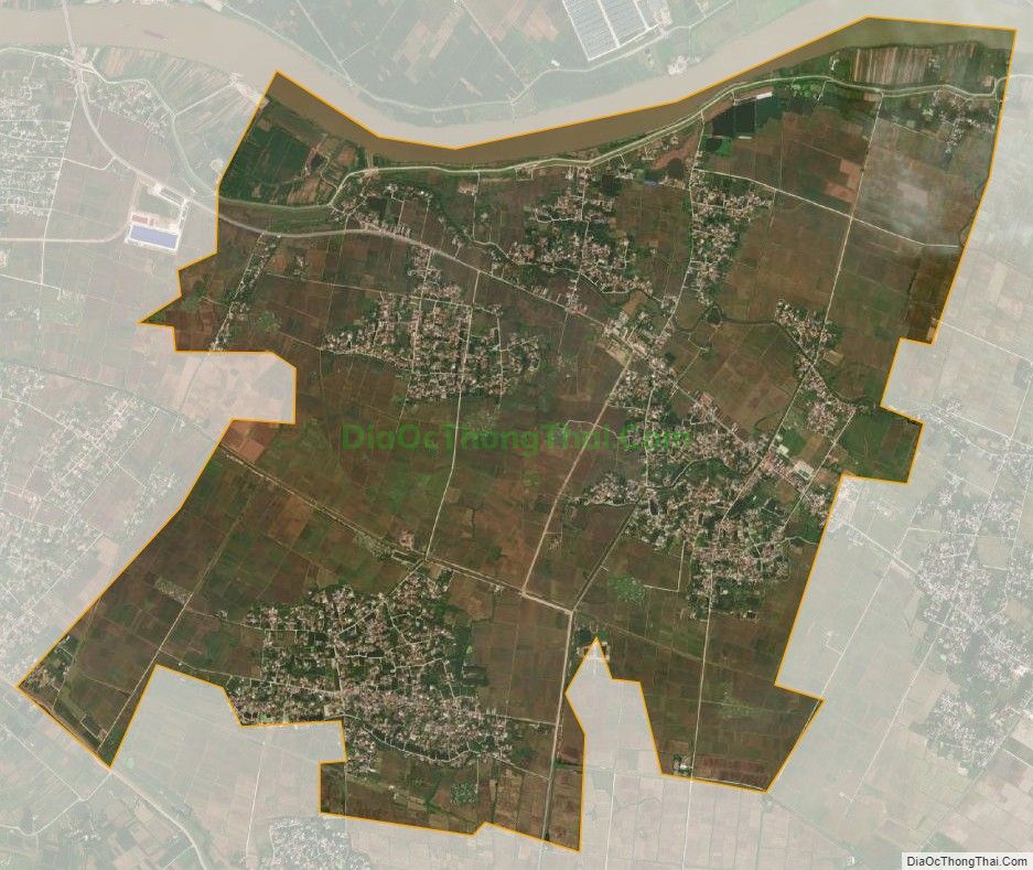Bản đồ vệ tinh xã Xuân Hòa, huyện Vũ Thư