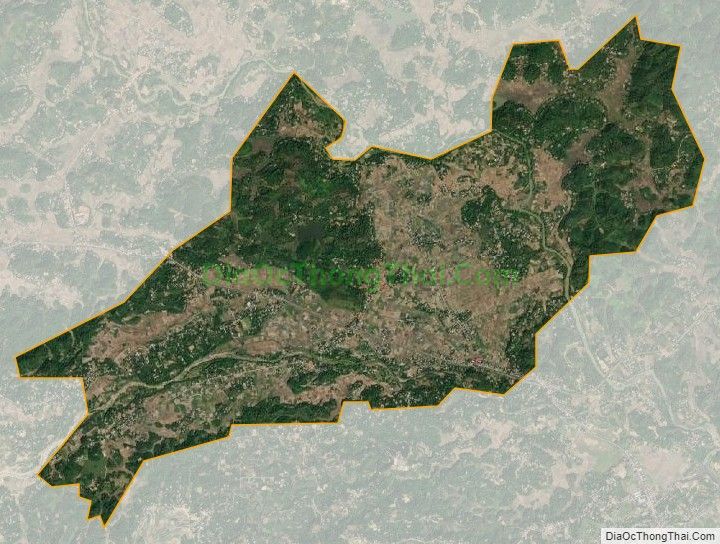 Bản đồ vệ tinh xã Bản Ngoại, huyện Đại Từ