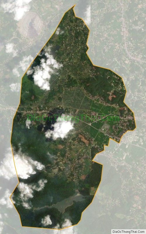 Bản đồ vệ tinh xã Cù Vân, huyện Đại Từ