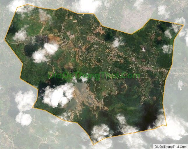 Bản đồ vệ tinh xã Hà Thượng, huyện Đại Từ