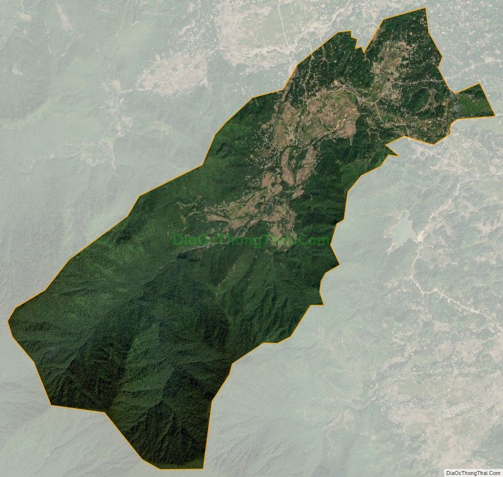 Bản đồ vệ tinh xã Hoàng Nông, huyện Đại Từ