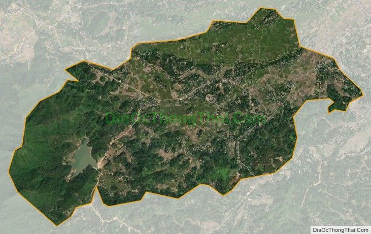 Bản đồ vệ tinh xã Khôi Kỳ, huyện Đại Từ