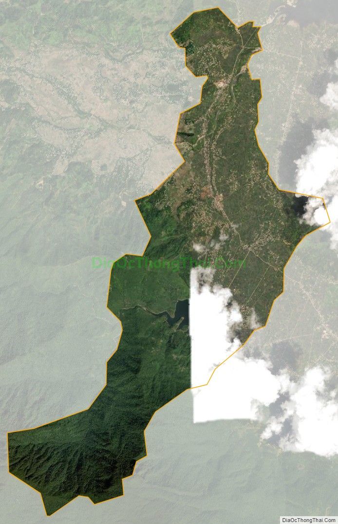 Bản đồ vệ tinh xã Ký Phú, huyện Đại Từ