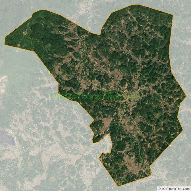 Bản đồ vệ tinh xã Phú Cường, huyện Đại Từ