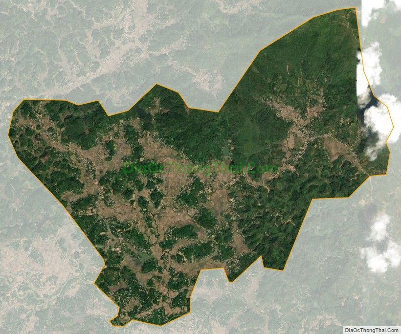 Bản đồ vệ tinh xã Phú Lạc, huyện Đại Từ