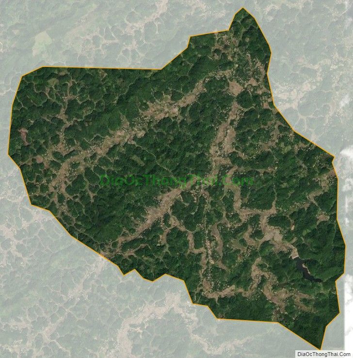 Bản đồ vệ tinh xã Phúc Lương, huyện Đại Từ