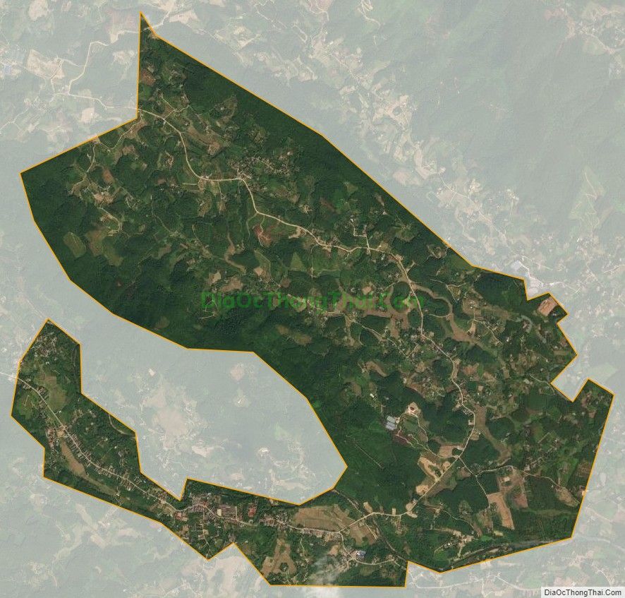 Bản đồ vệ tinh Thị trấn Quân Chu, huyện Đại Từ