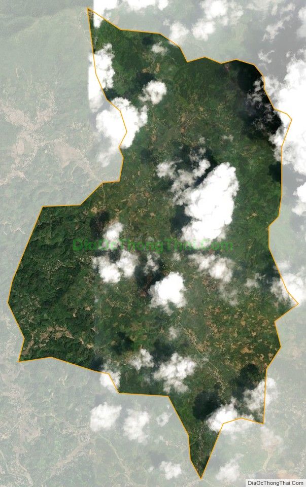 Bản đồ vệ tinh xã Tân Linh, huyện Đại Từ