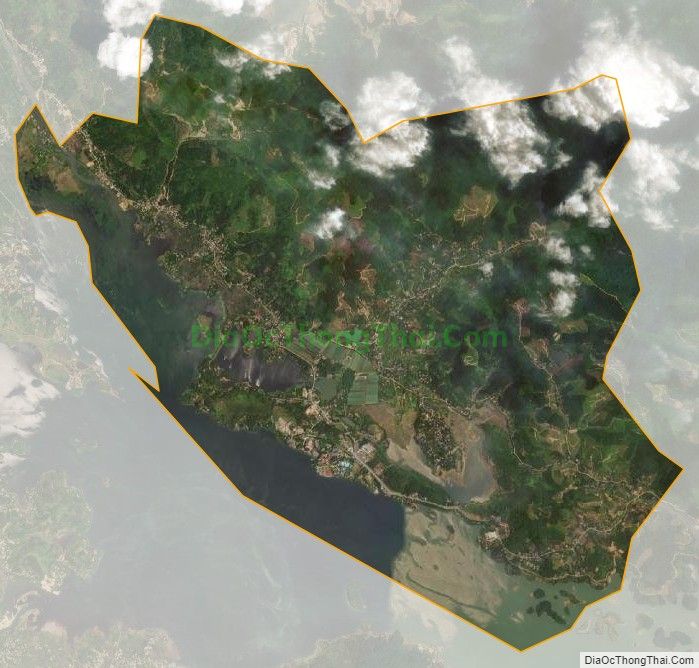 Bản đồ vệ tinh xã Tân Thái, huyện Đại Từ