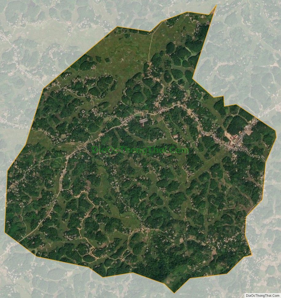 Bản đồ vệ tinh xã Bình Yên, huyện Định Hóa