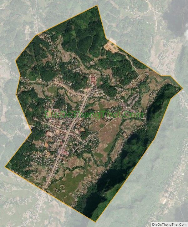 Bản đồ vệ tinh Thị trấn Chợ Chu, huyện Định Hóa