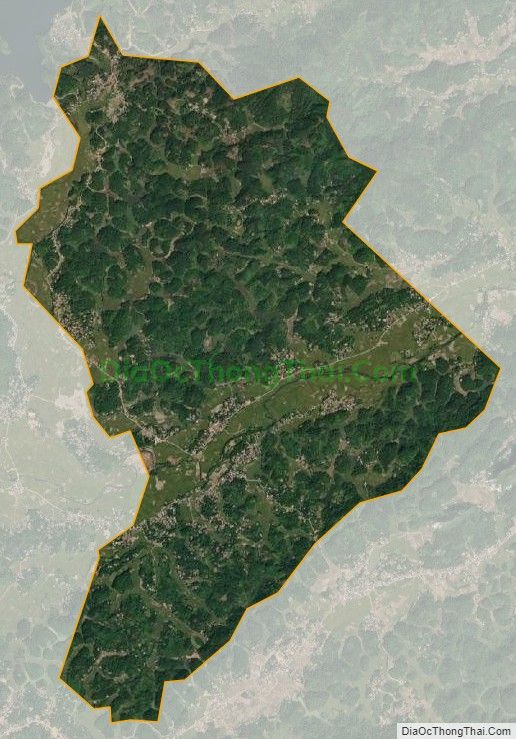 Bản đồ vệ tinh xã Đồng Thịnh, huyện Định Hóa