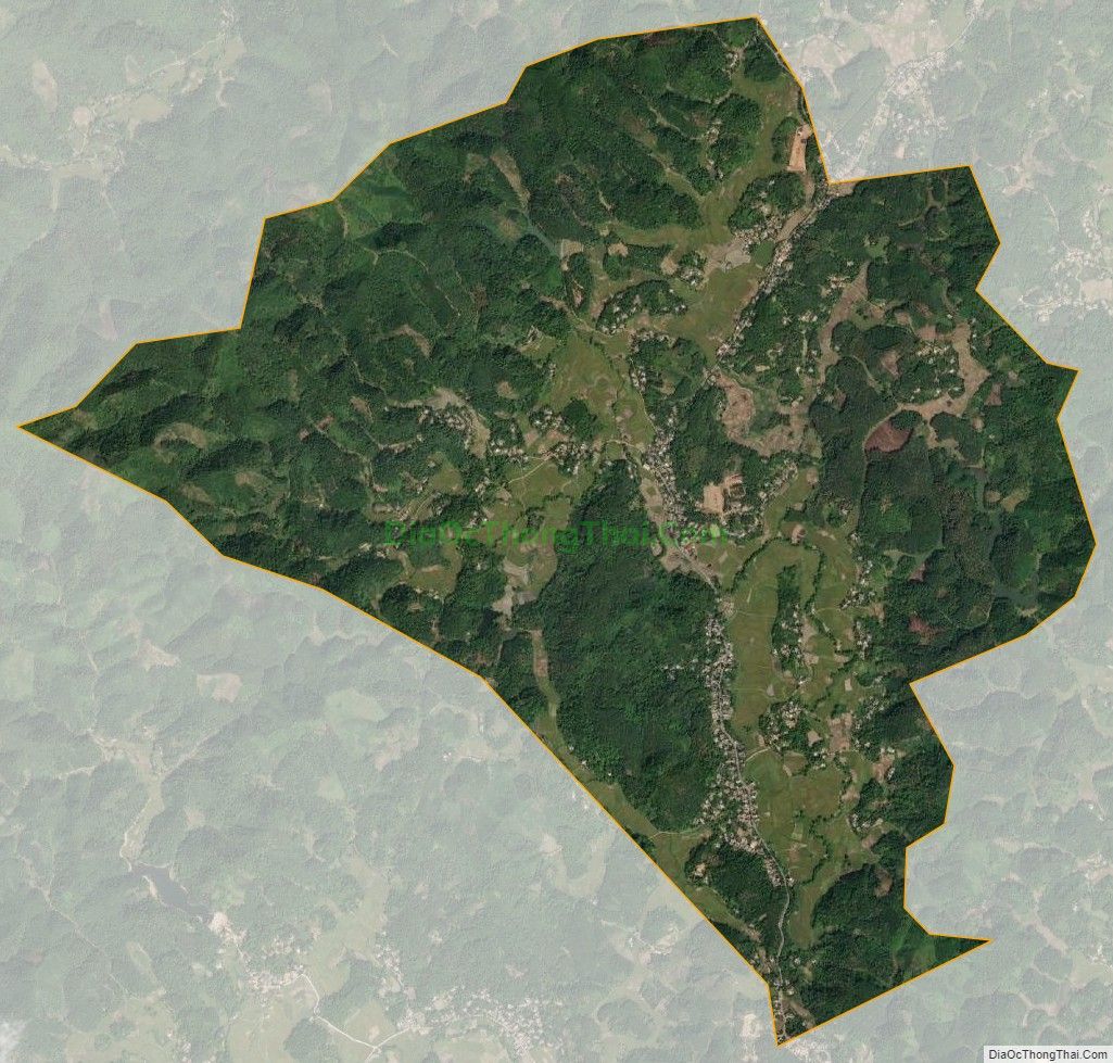 Bản đồ vệ tinh xã Kim Sơn (cũ), huyện Định Hóa