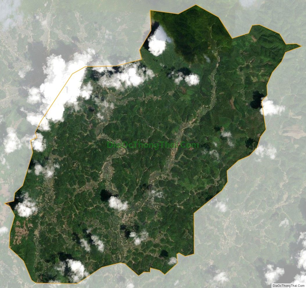 Bản đồ vệ tinh xã Lam Vỹ, huyện Định Hóa