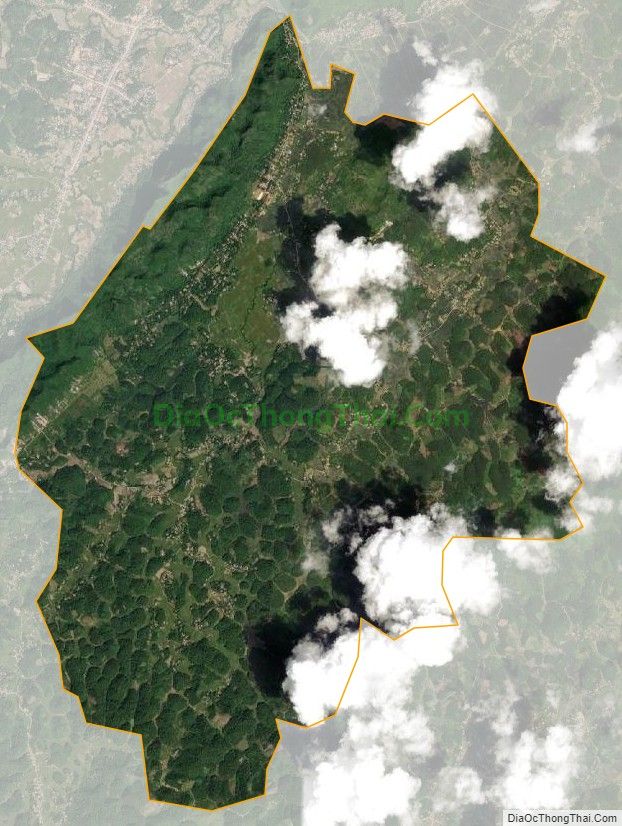 Bản đồ vệ tinh xã Phượng Tiến, huyện Định Hóa