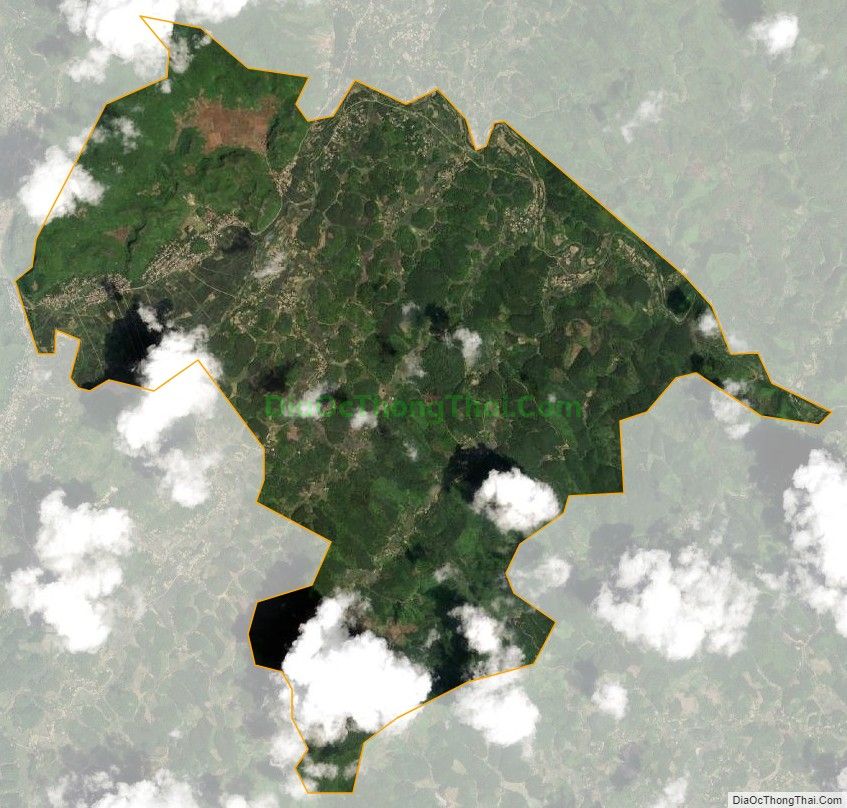 Bản đồ vệ tinh xã Tân Dương, huyện Định Hóa