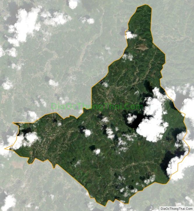 Bản đồ vệ tinh xã Tân Thịnh, huyện Định Hóa