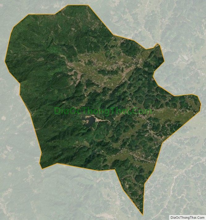 Bản đồ vệ tinh xã Thanh Định, huyện Định Hóa