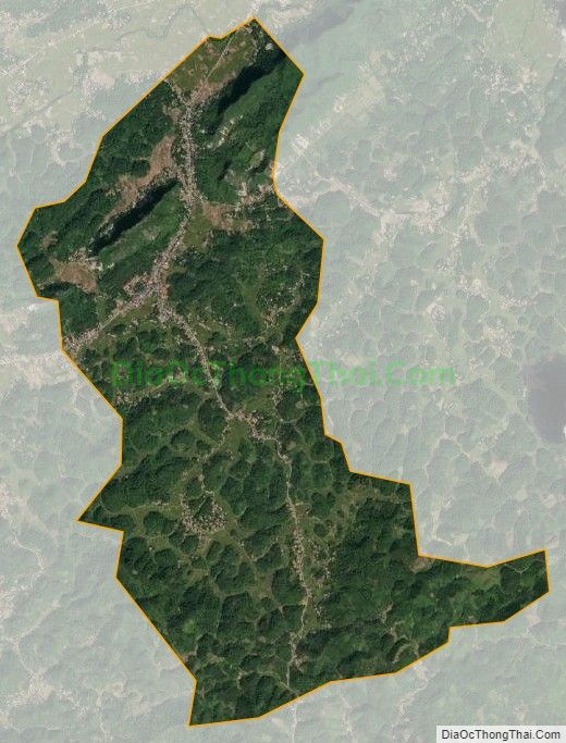 Bản đồ vệ tinh xã Trung Hội, huyện Định Hóa