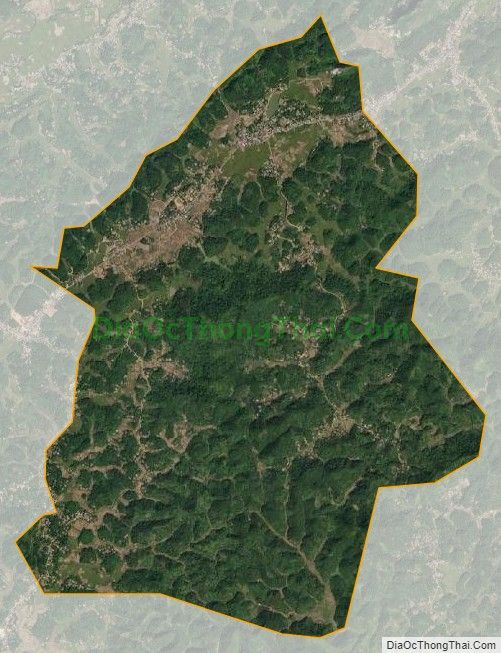 Bản đồ vệ tinh xã Trung Lương, huyện Định Hóa