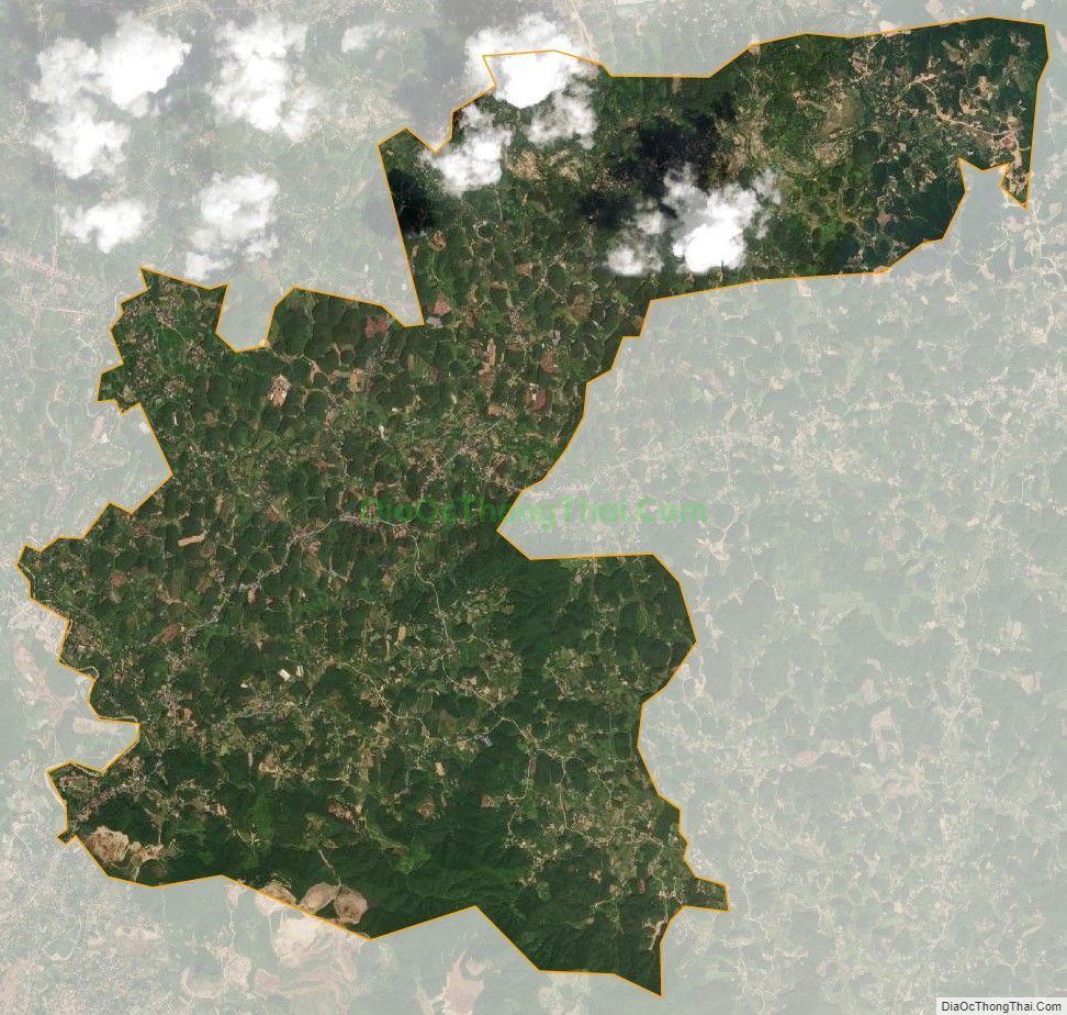 Bản đồ vệ tinh xã Khe Mo, huyện Đồng Hỷ