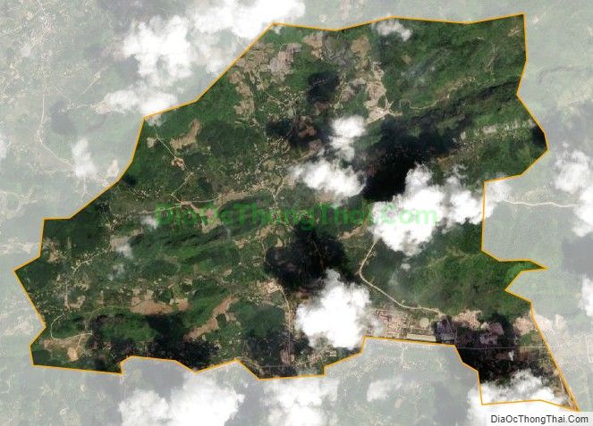 Bản đồ vệ tinh xã Quang Sơn, huyện Đồng Hỷ