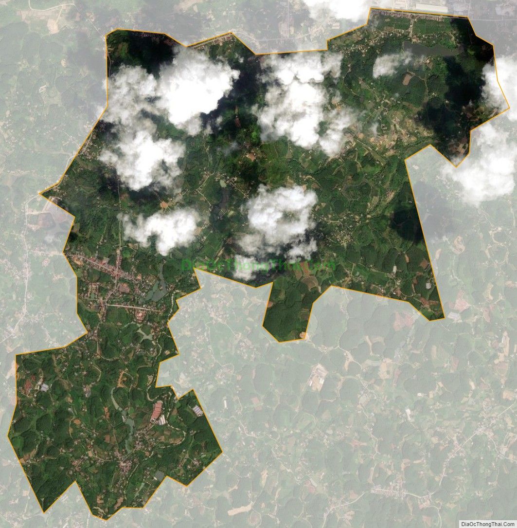 Bản đồ vệ tinh Thị trấn Sông Cầu, huyện Đồng Hỷ