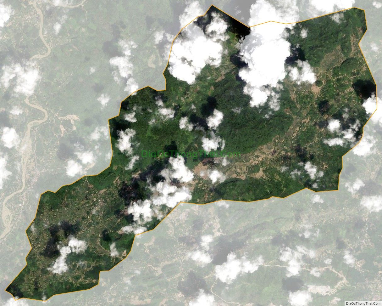 Bản đồ vệ tinh xã Tân Long, huyện Đồng Hỷ
