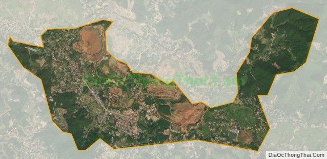 Bản đồ vệ tinh Thị trấn Trại Cau, huyện Đồng Hỷ