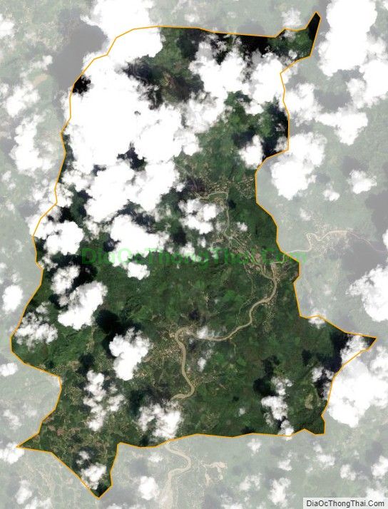 Bản đồ vệ tinh xã Văn Lăng, huyện Đồng Hỷ