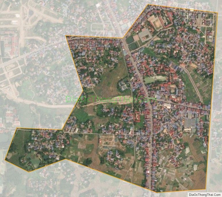 Bản đồ vệ tinh phường Ba Hàng, thành phố Phổ Yên