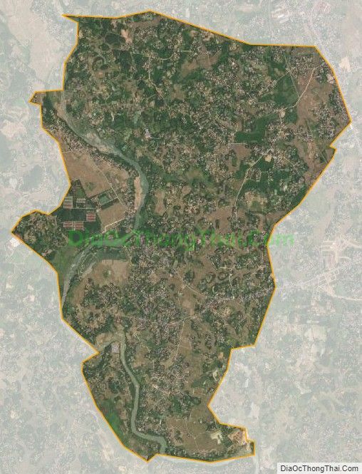Bản đồ vệ tinh phường Đắc Sơn, thành phố Phổ Yên