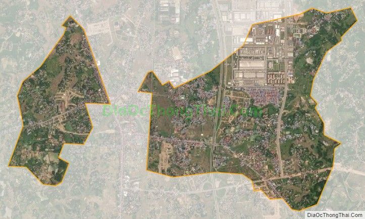 Bản đồ vệ tinh phường Đồng Tiến, thành phố Phổ Yên