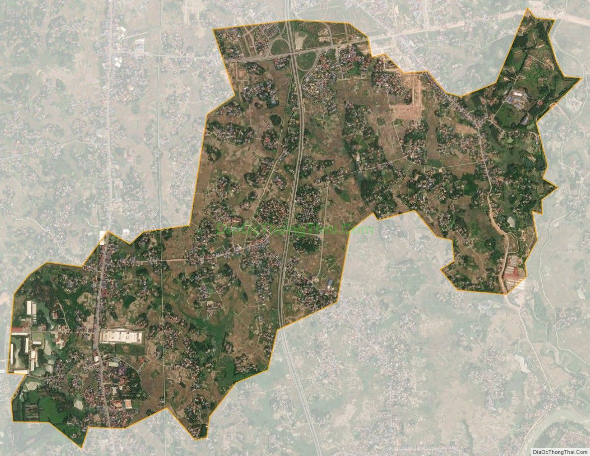 Bản đồ vệ tinh phường Tân Hương, thành phố Phổ Yên